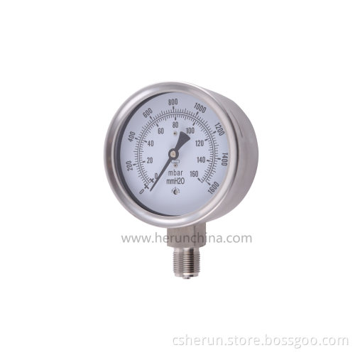 Fully stainless steel Capsule Gauge